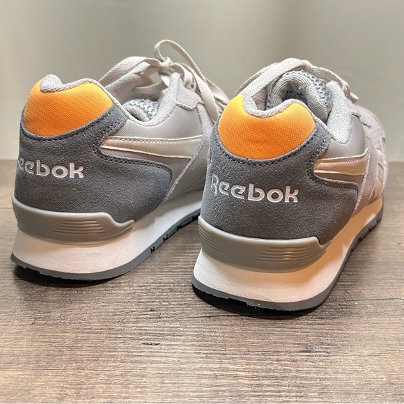 Reebok Men's Harman Gray Sneakers with Memory-tech Insoles Size 10.5 - Picture 3 of 5